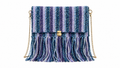 Ocean Mist Handmade Fringe Bag