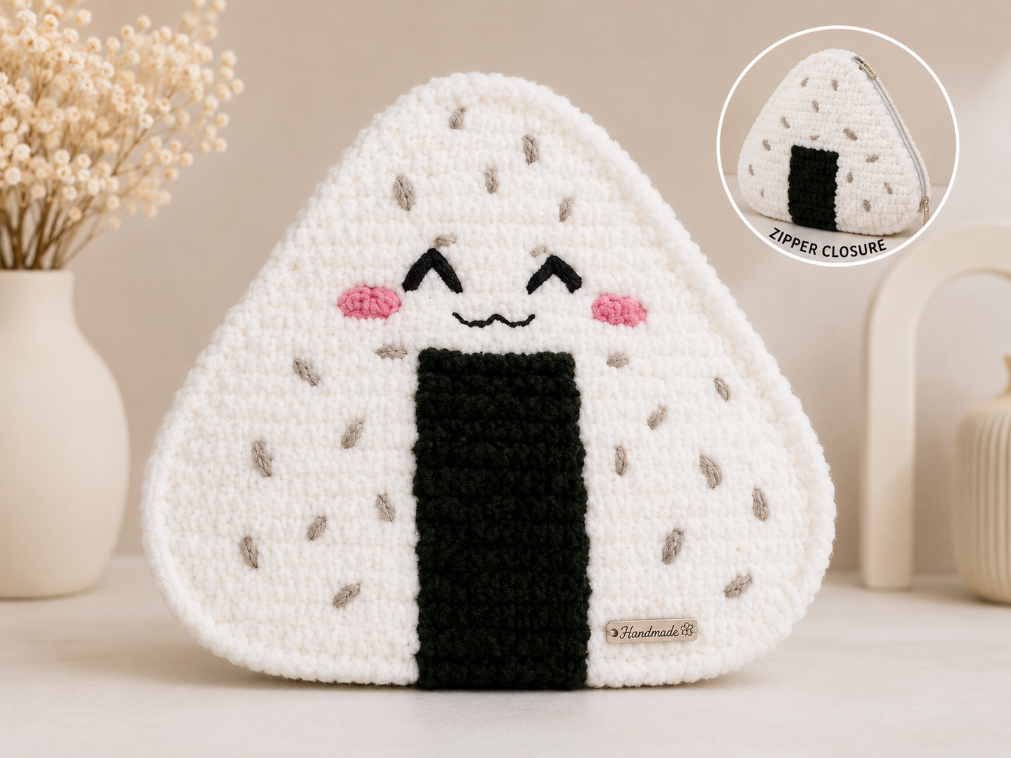 Kawaii Onigiri Crossbody Bag